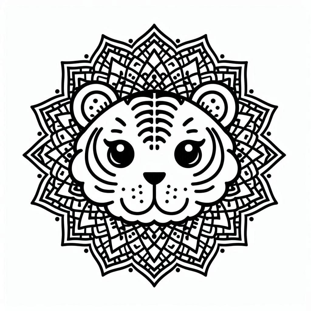 Mandalas Tigre 19
